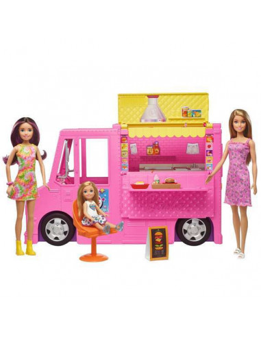 Playset Food Truck Barbie Puppen