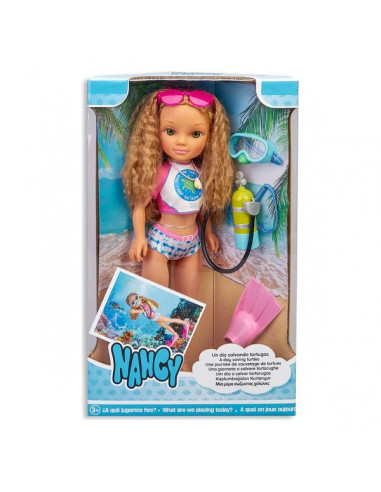 Puppe Nancy Saving Turtles Famosa (43...