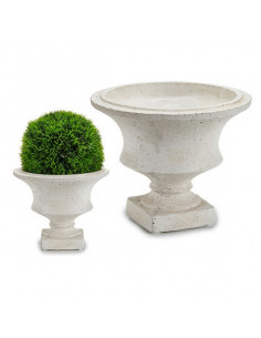 Blumentopf klein Creme...