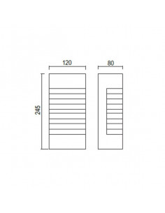 Wandleuchte Ledkia Rubí 40 W 2