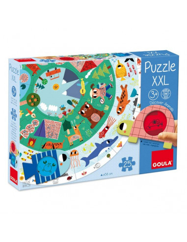 Kinderpuzzle Diset XXL tiere (25 Stücke)