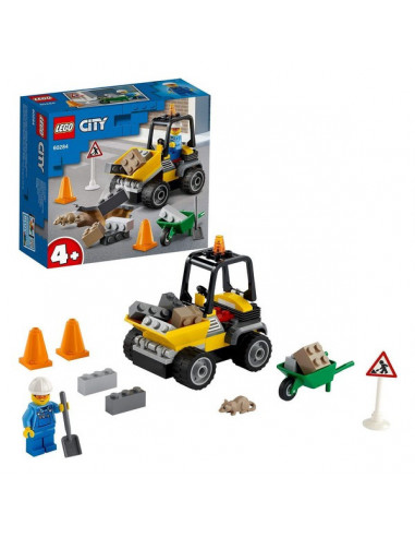 Playset City Roadwork Truck Lego 60284