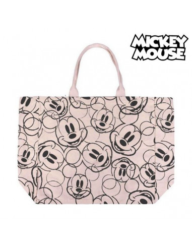Handtasche Mickey Mouse Henkel Beige