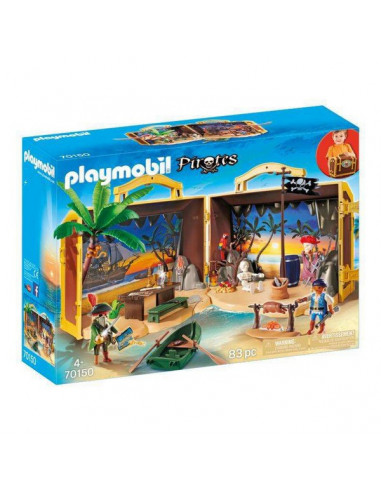 Playset Pirate Island Playmobil (83 pcs)