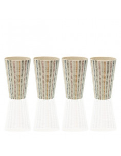 Set de Vasos Corduroy Fibra...