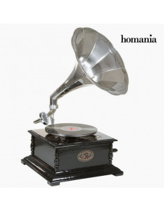 grammofon Karriert Schwarz...