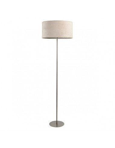 Stehlampe Beige Samt (45 x 45 x 158 cm)