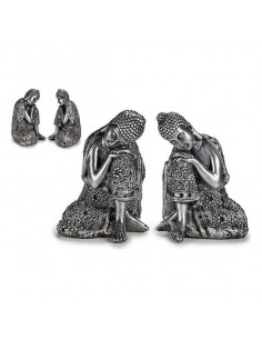 Garten-Statuen Silber Harz...