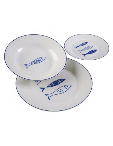 Set de Vajilla Navy Porcelana (18...