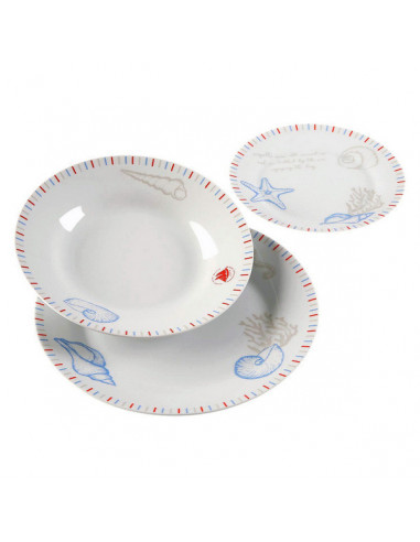 Set de Vajilla Seafom Porcelana (18...