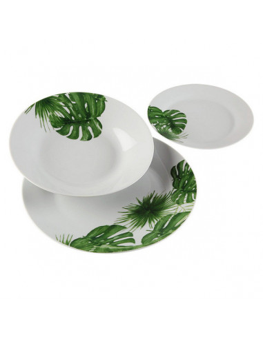 Set de Vajilla New Leaves Porcelana...