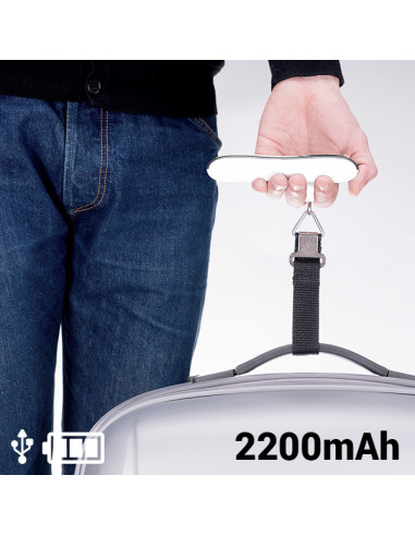 Gepäckwaage mit Power Bank 2200 mAh...