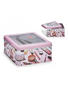 Caja con Tapa Rosa Plástico...