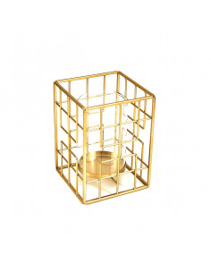 Candelabro Square Dorado