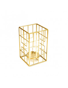 Candelabro Square Dorado 2