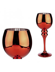 Portavelas Rojo Cristal (13...