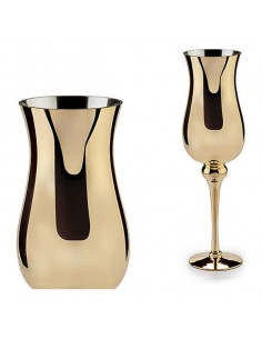 Portavelas Cristal Oro...