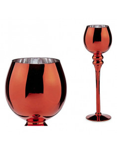 Kerzenschale Rot Kristall...