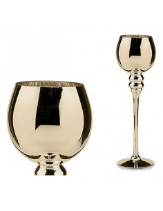 Kerzenschale Kristall Gold...