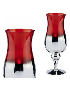 Portavelas Rojo Cristal...