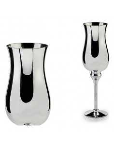 Portavelas Cristal Plata...