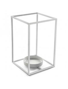 Portavelas Metal Blanco
