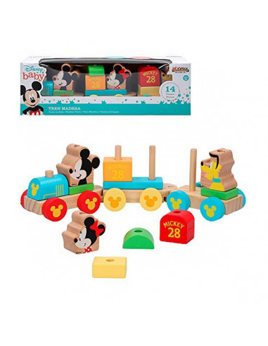 Tren Mickey & Minnie 14 pcs 34 cm...