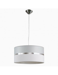 Deckenlampe Grau Baumwolle...