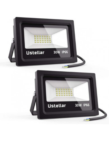 Flutlicht LED Ustellar IP66 2 x 30W...