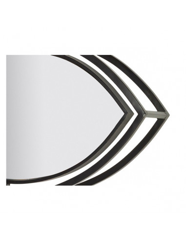 Wandspiegel Oval Kristall (96 x 40 cm)